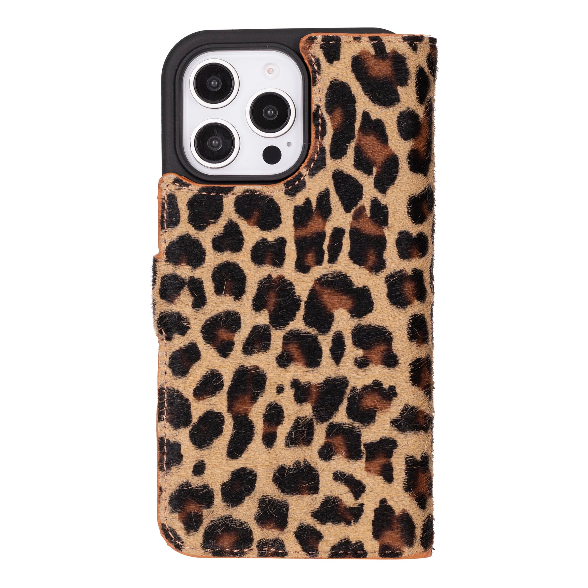 Leather iPhone 16-Pro-Max Detachable Wallet Case