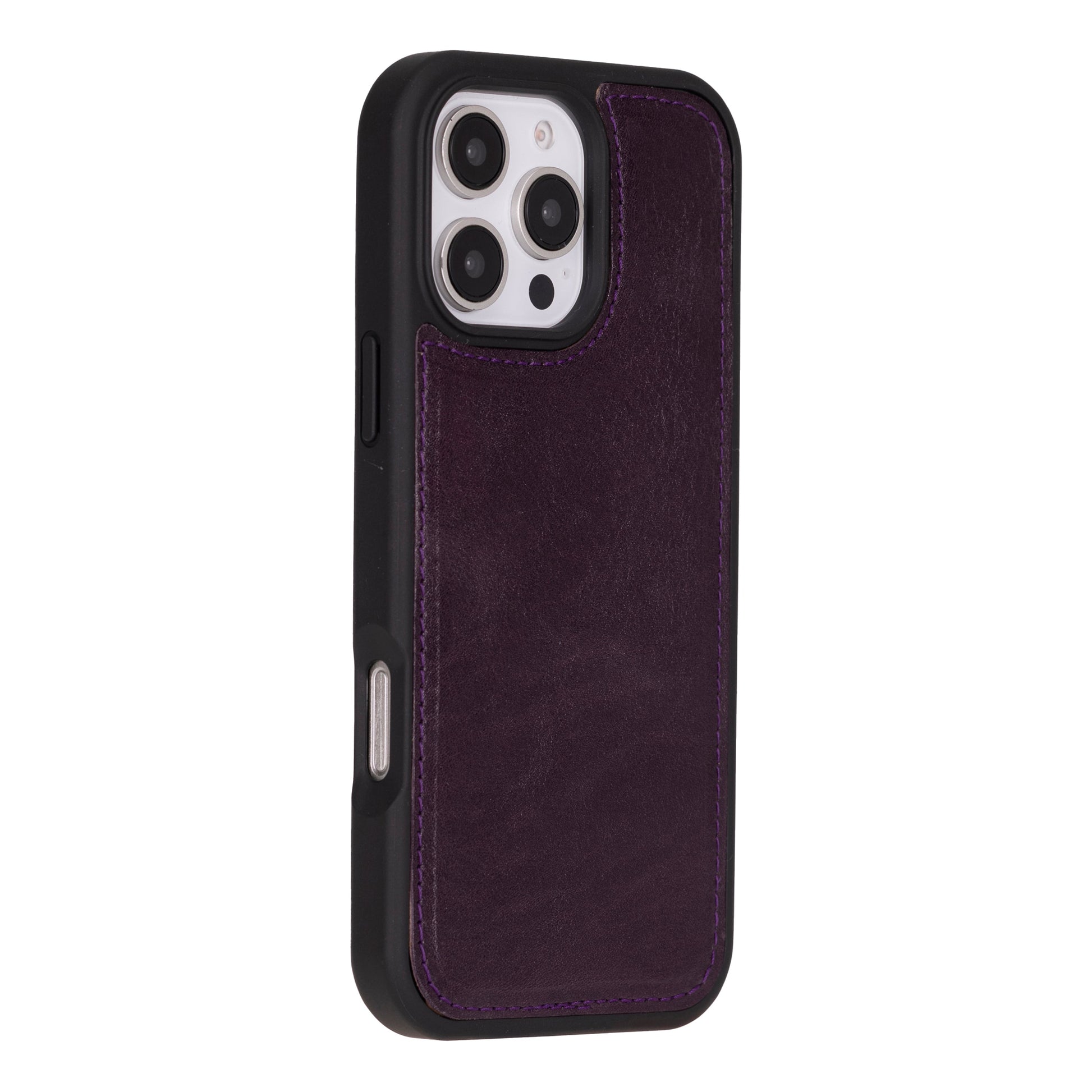 Leather iPhone 16-Pro-Max Detachable Wallet Case