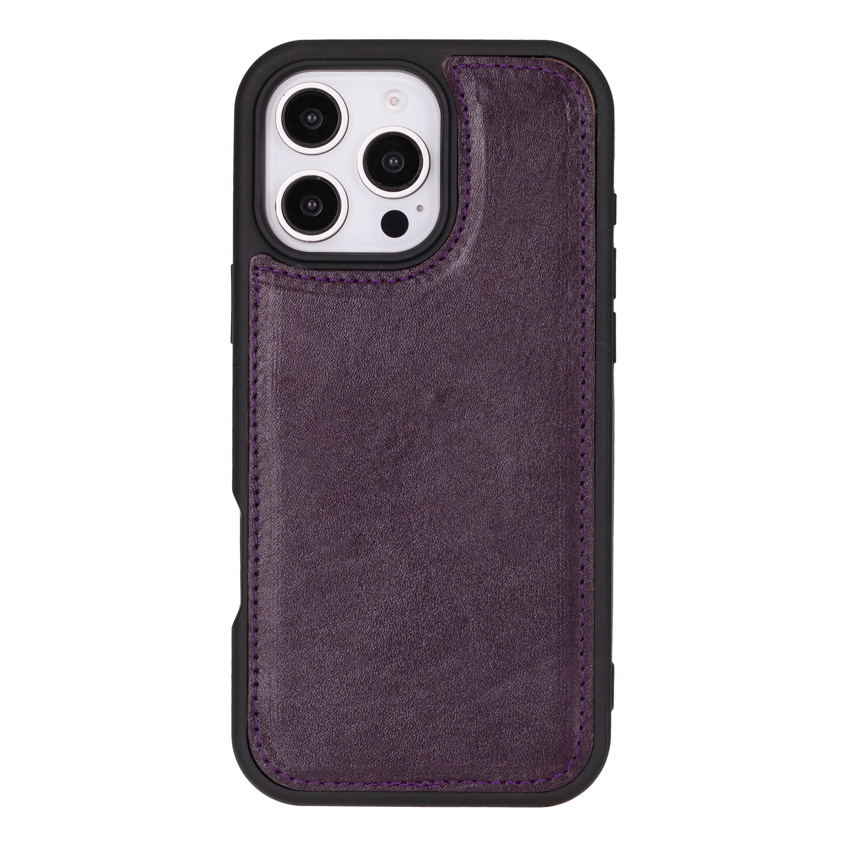 Leather iPhone 16-Pro-Max Detachable Wallet Case