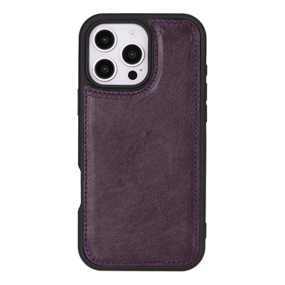Leather iPhone 16-Pro-Max Detachable Wallet Case