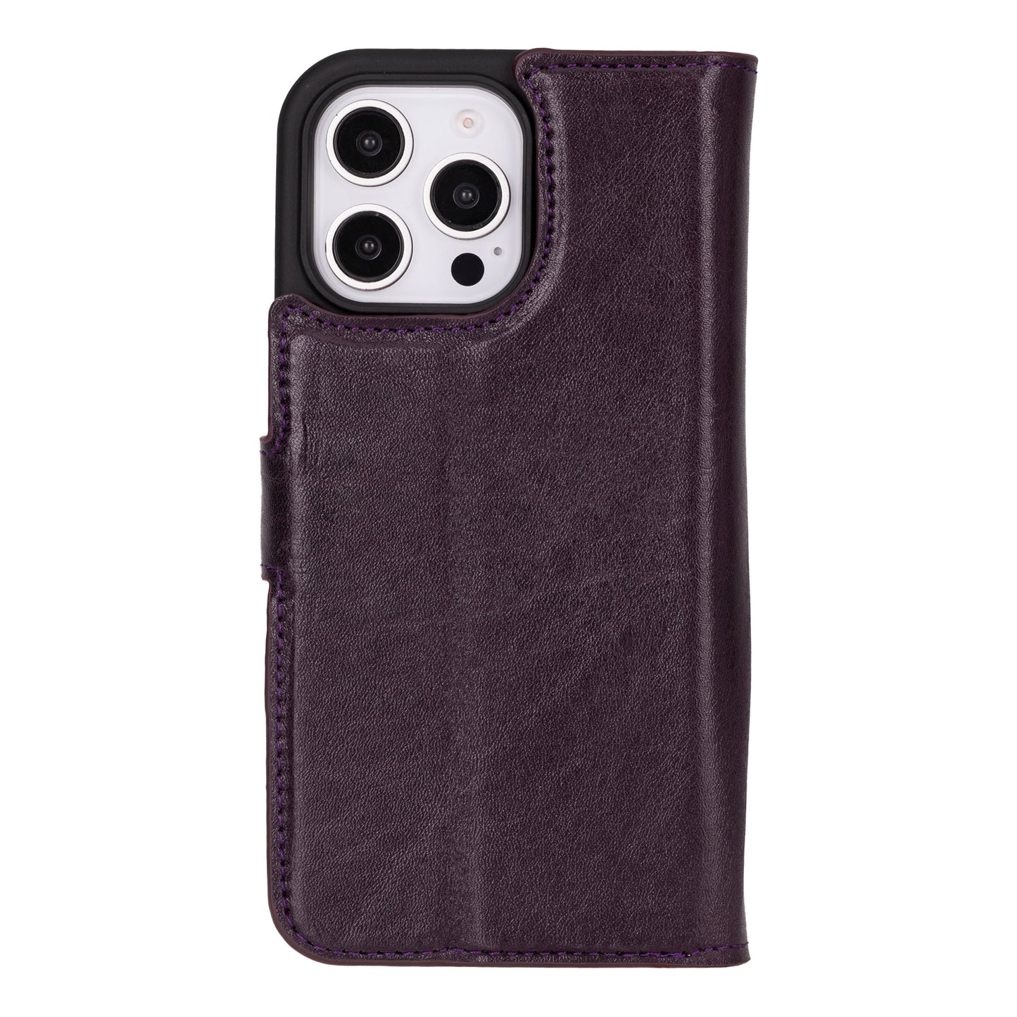 Leather iPhone 16-Pro-Max Detachable Wallet Case