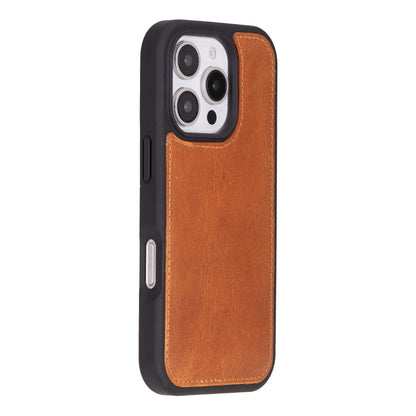 Leather iPhone 16-Pro-Max Detachable Wallet Case