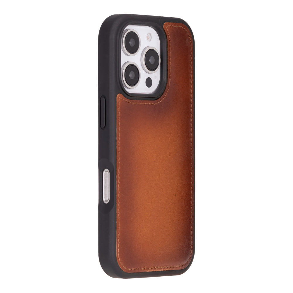 Leather iPhone 16-Pro-Max Detachable Wallet Case