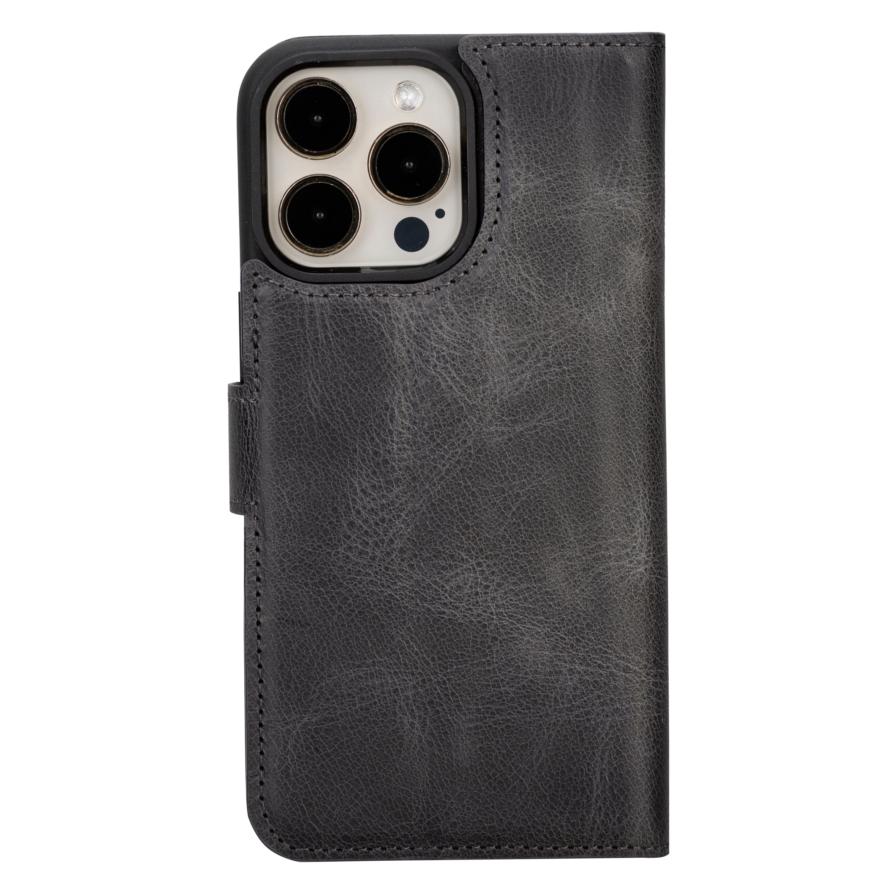 Leather iPhone 16-Pro-Max Detachable Wallet Case