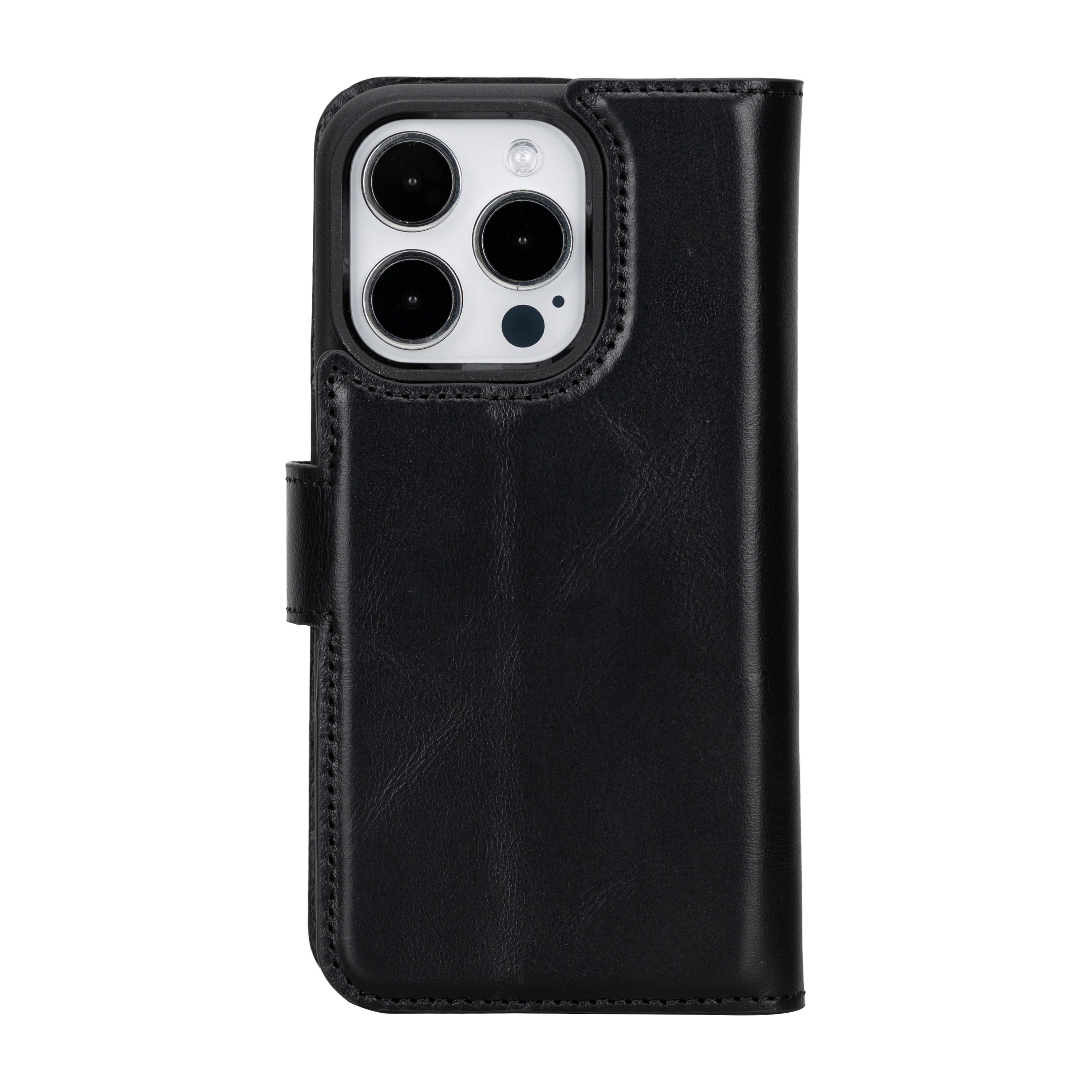 Leather iPhone 16-Pro-Max Detachable Wallet Case