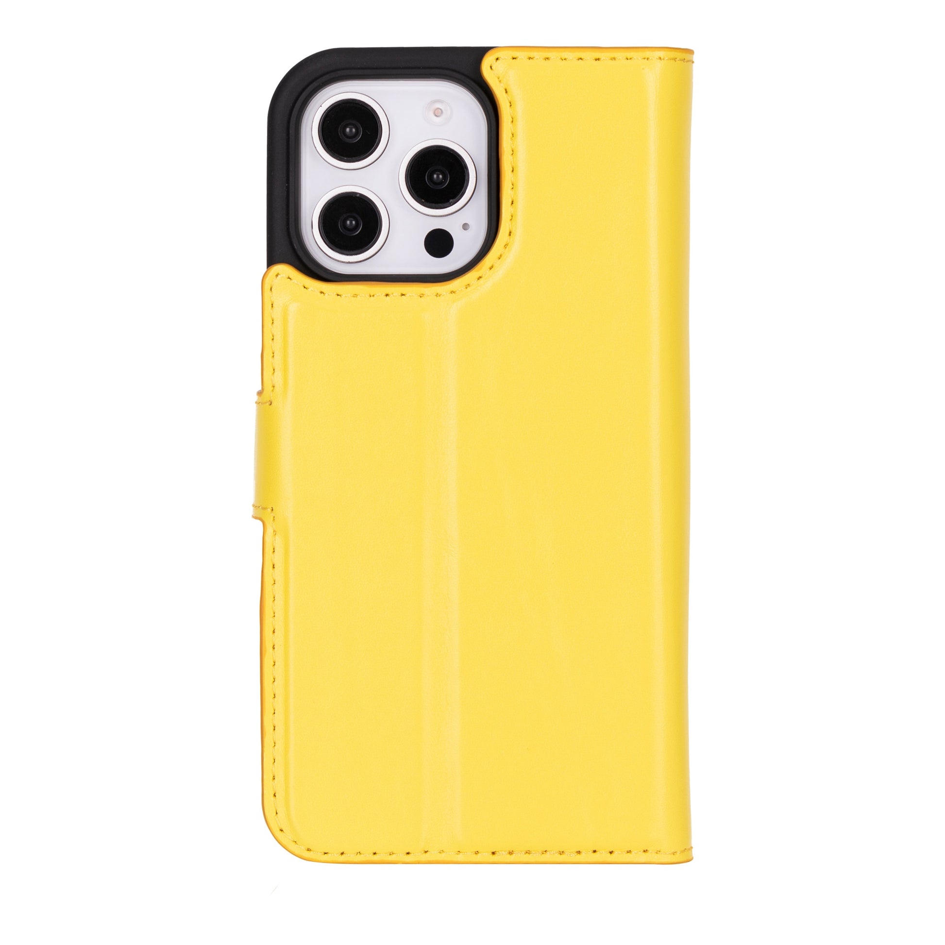 Leather iPhone 16-Pro-Max Detachable Wallet Case