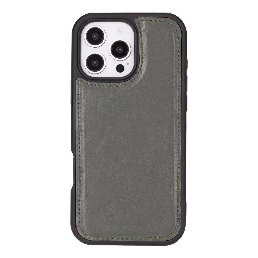 Leather iPhone 16-Pro-Max Detachable Wallet Case