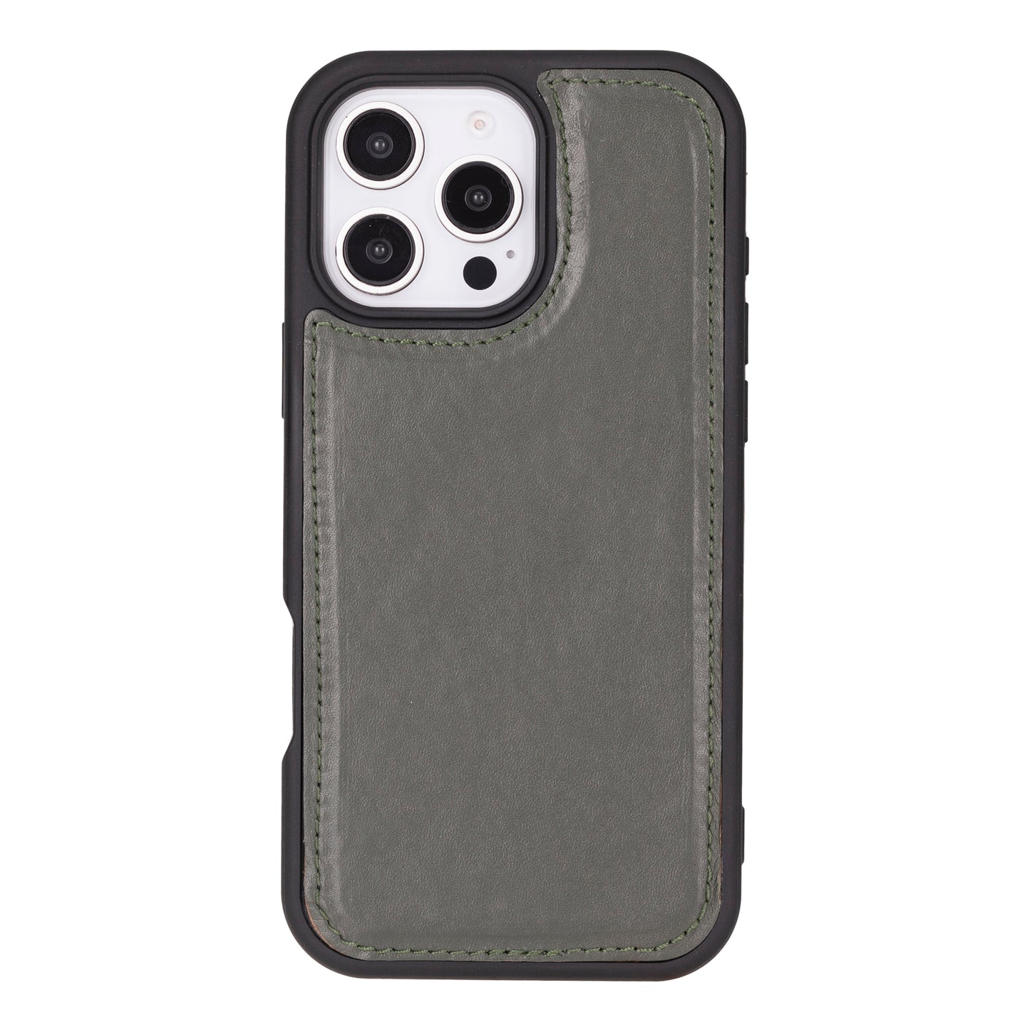 Leather iPhone 16-Pro-Max Detachable Wallet Case