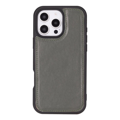 Leather iPhone 16-Pro-Max Detachable Wallet Case