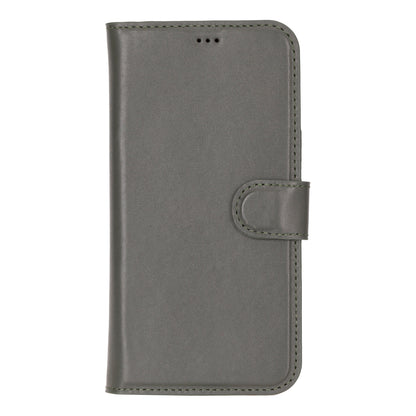 Leather iPhone 16-Pro-Max Detachable Wallet Case