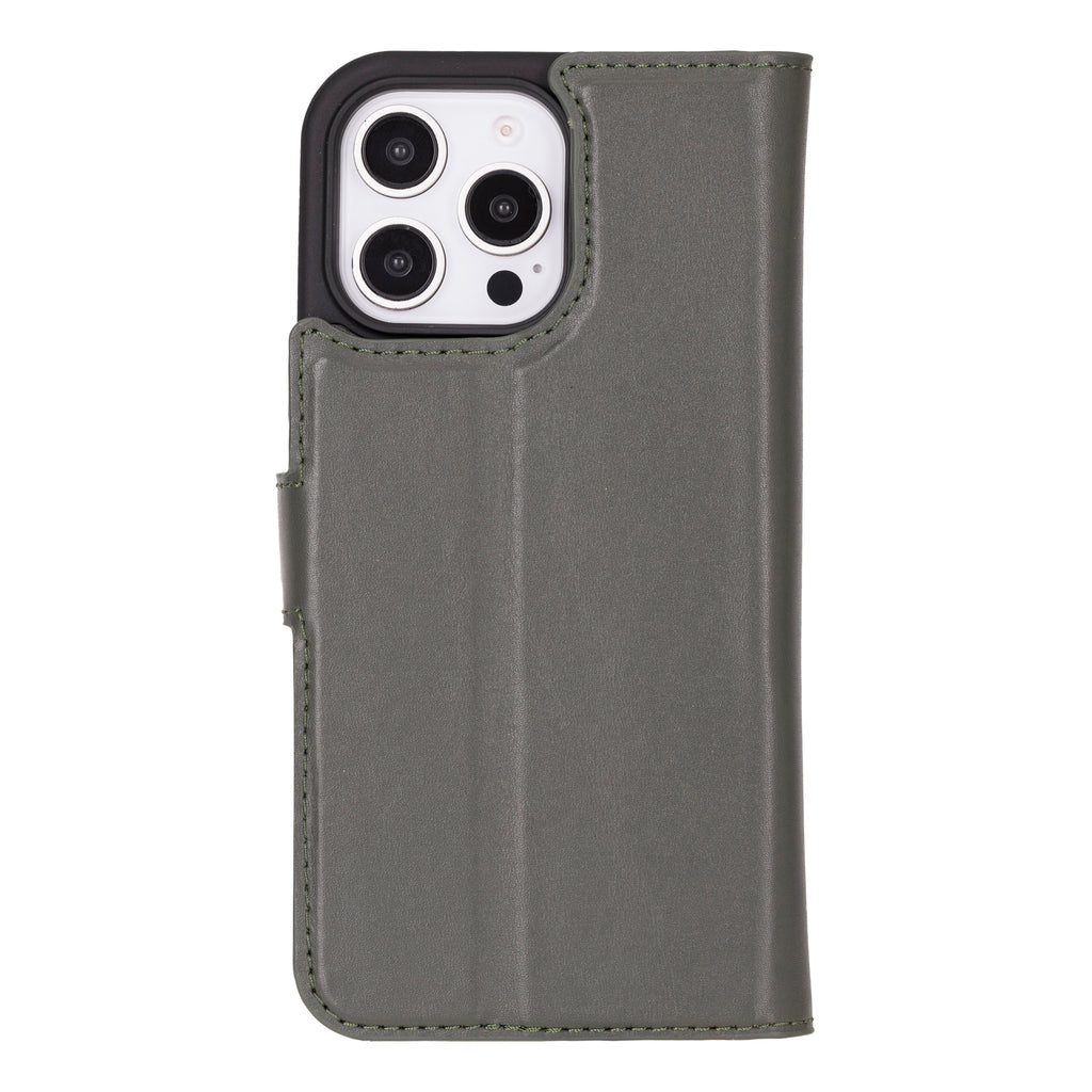 Leather iPhone 16-Pro-Max Detachable Wallet Case