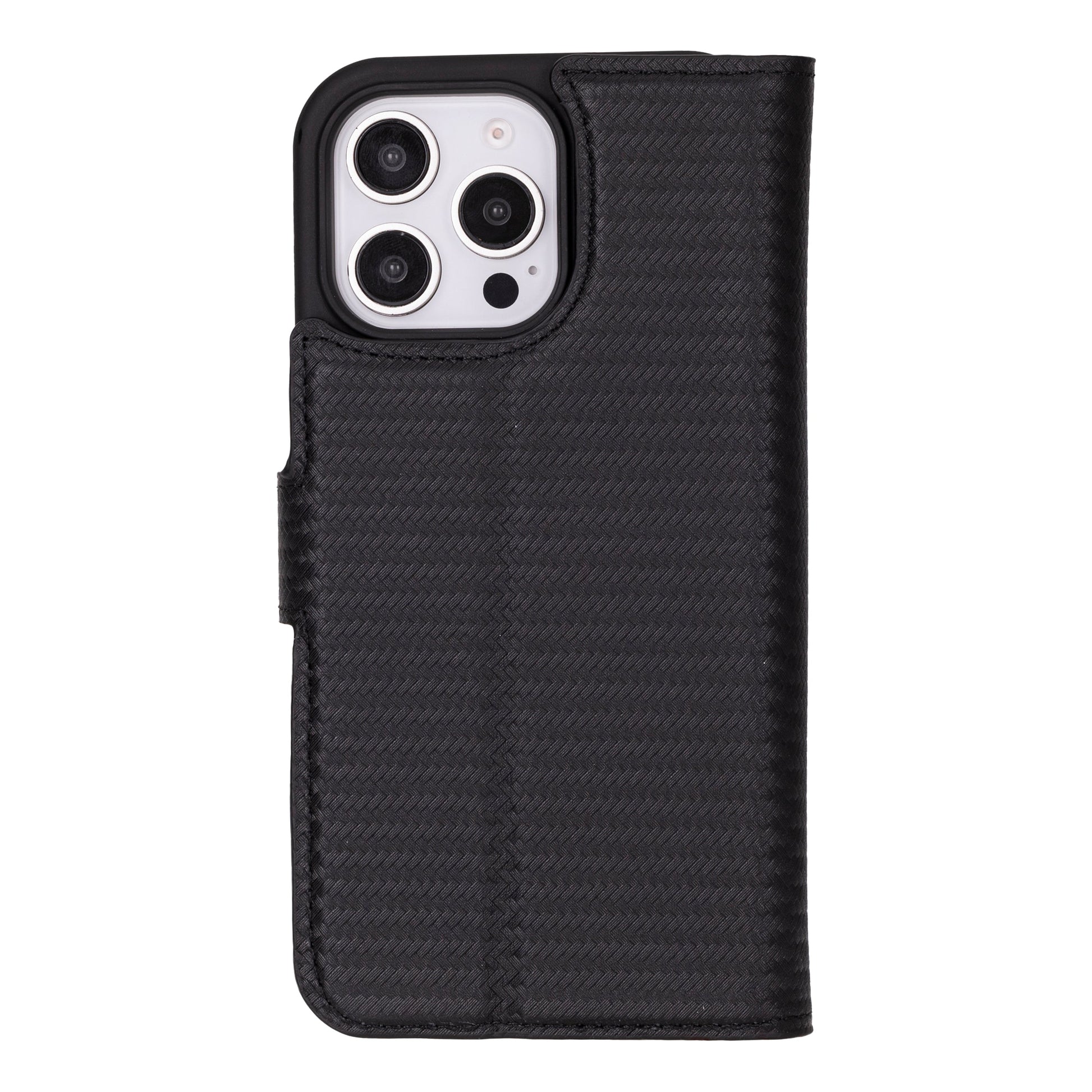 Leather iPhone 16-Pro-Max Detachable Wallet Case