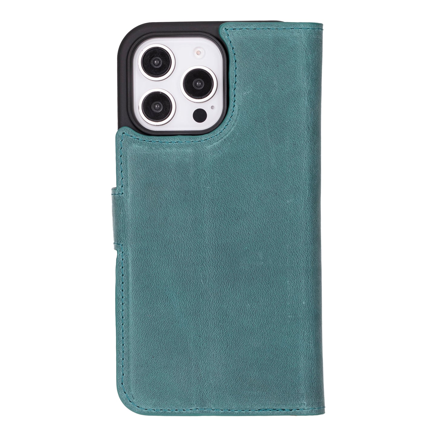Leather iPhone 16-Pro-Max Detachable Wallet Case