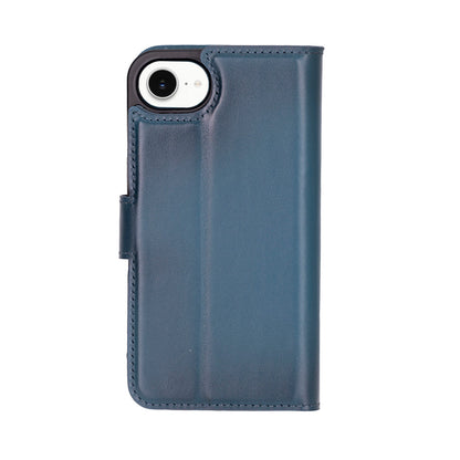 Leather iPhone 16 E-Detachable Wallet Case