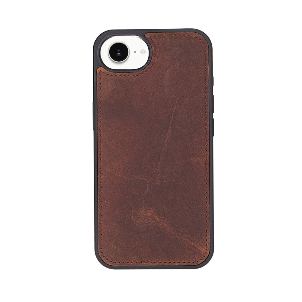 Leather iPhone 16 E-Detachable Wallet Case