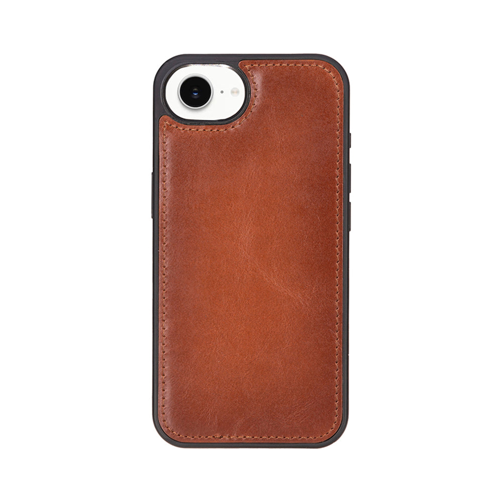 Leather iPhone 16 E-Detachable Wallet Case