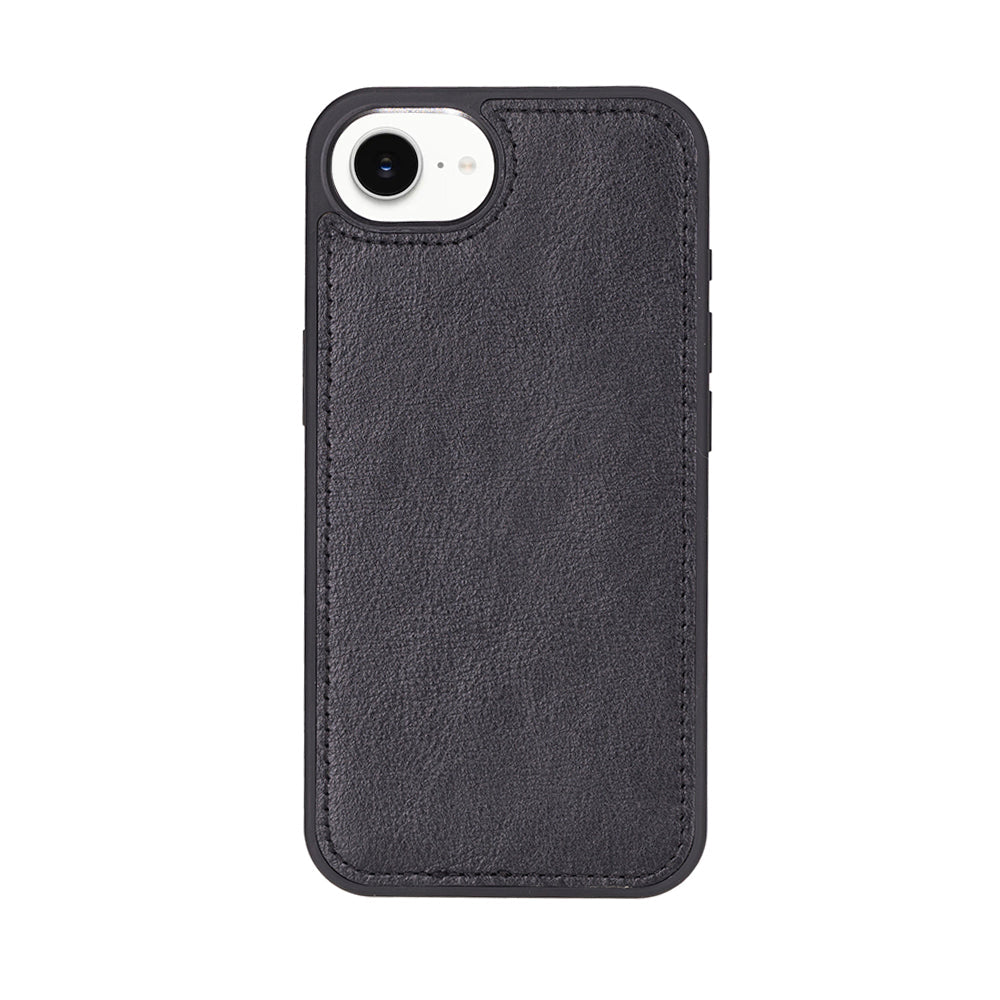 Leather iPhone 16 E-Detachable Wallet Case