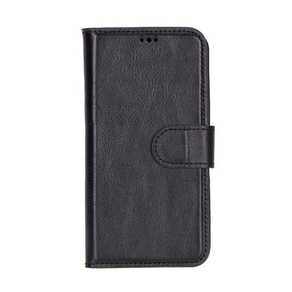 Leather iPhone 16 E-Detachable Wallet Case