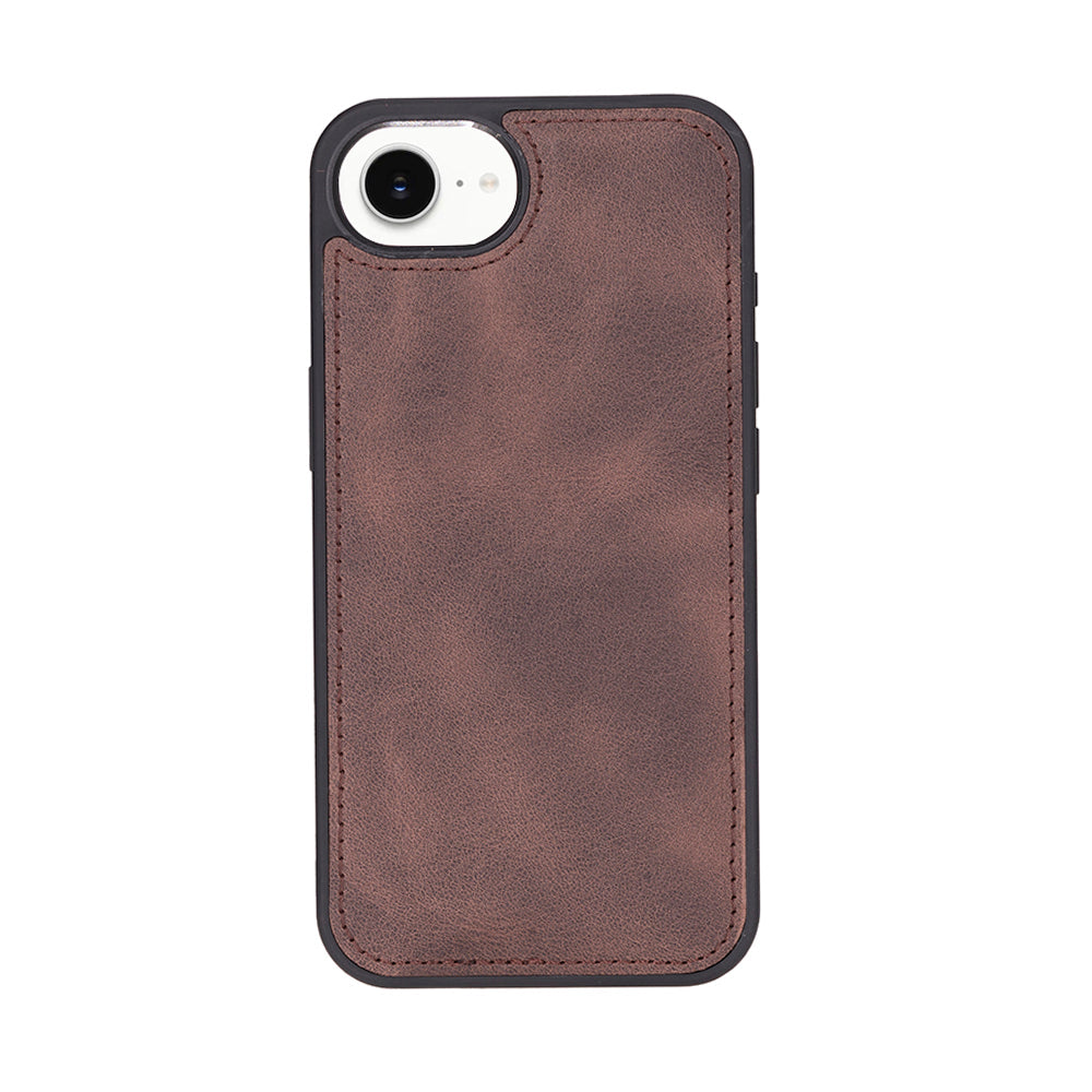 Leather iPhone 16 E-Detachable Wallet Case