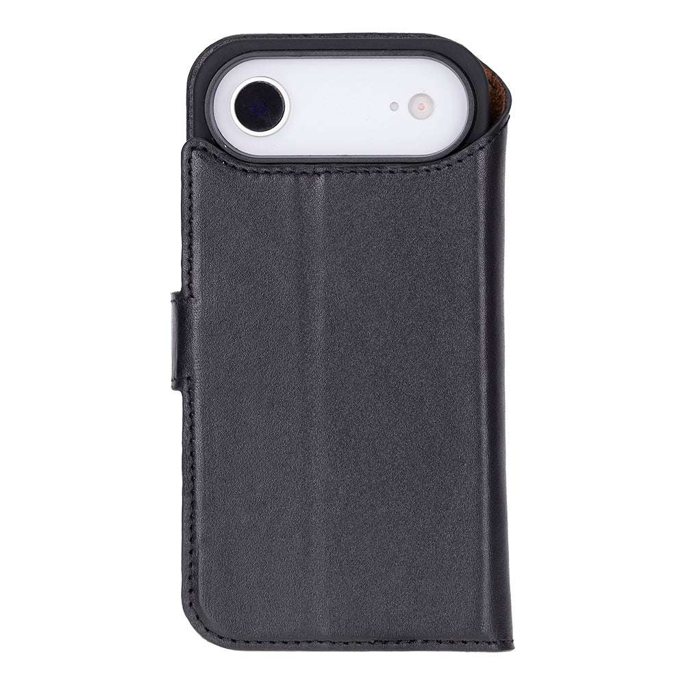Leather iPhone 17-Air-Detachable Wallet Case