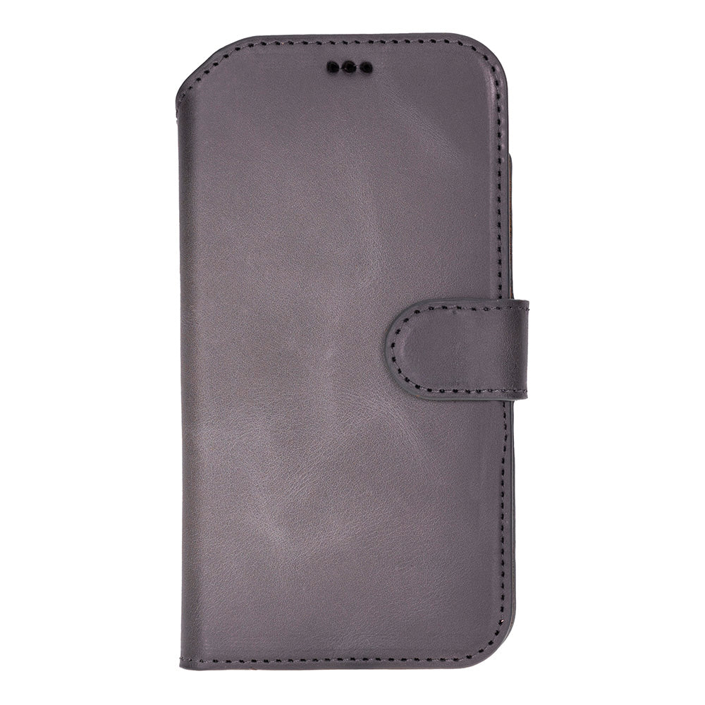 Leather iPhone 17-Air-Detachable Wallet Case