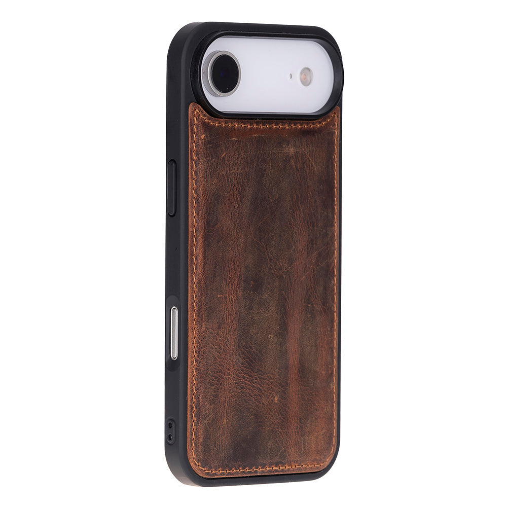 Leather iPhone 17-Air-Detachable Wallet Case