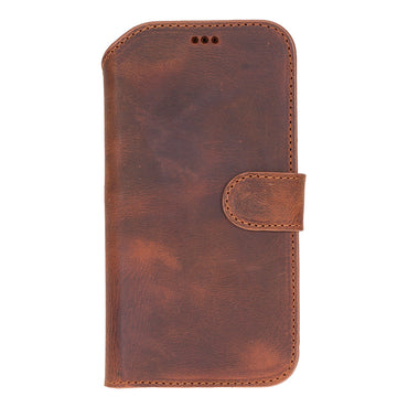 Leather iPhone 17-Air-Detachable Wallet Case