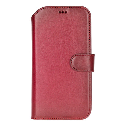 Leather iPhone 17-Air-Detachable Wallet Case