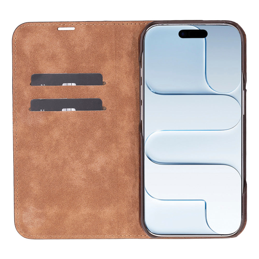 Leather iPhone 17 Air Folio Case