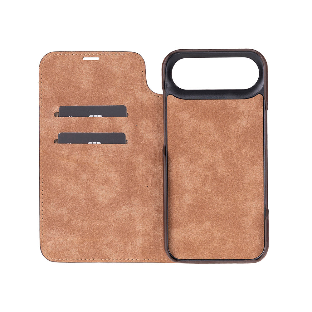 Leather iPhone 17 Air Folio Case
