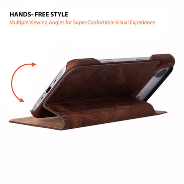 Leather iPhone 17 Air Folio Case