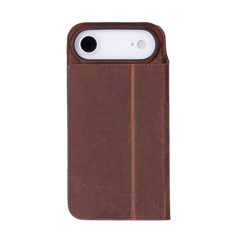 Leather iPhone 17 Air Folio Case