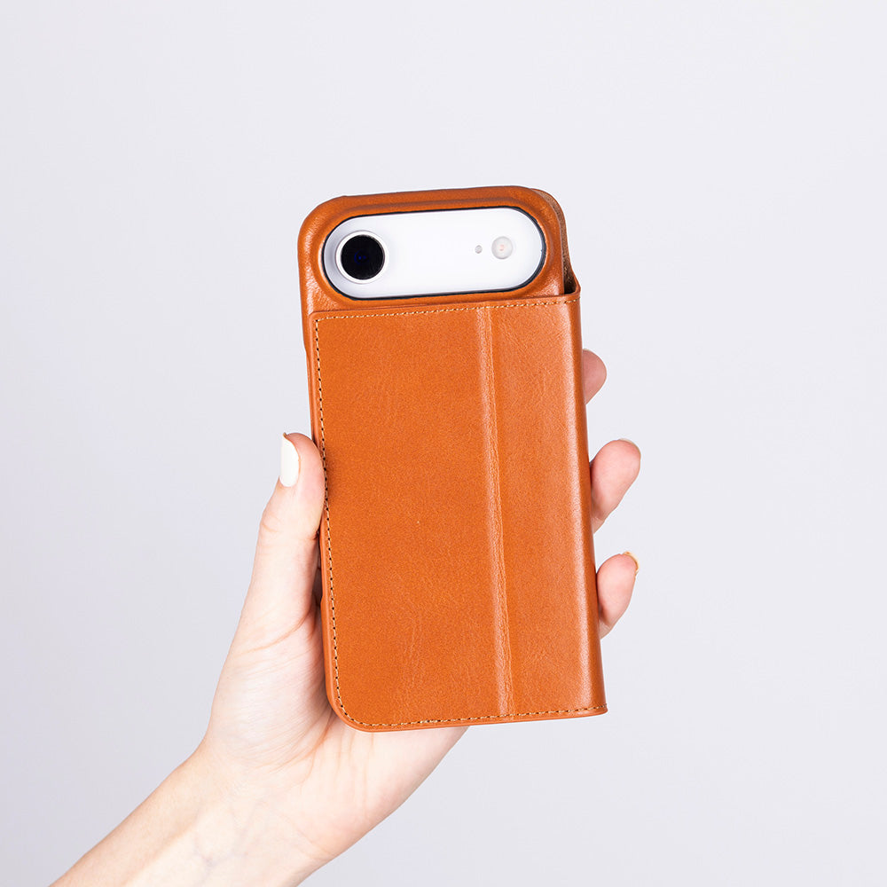 Leather iPhone 17 Air Folio Case
