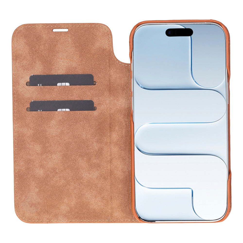 Leather iPhone 17 Air Folio Case