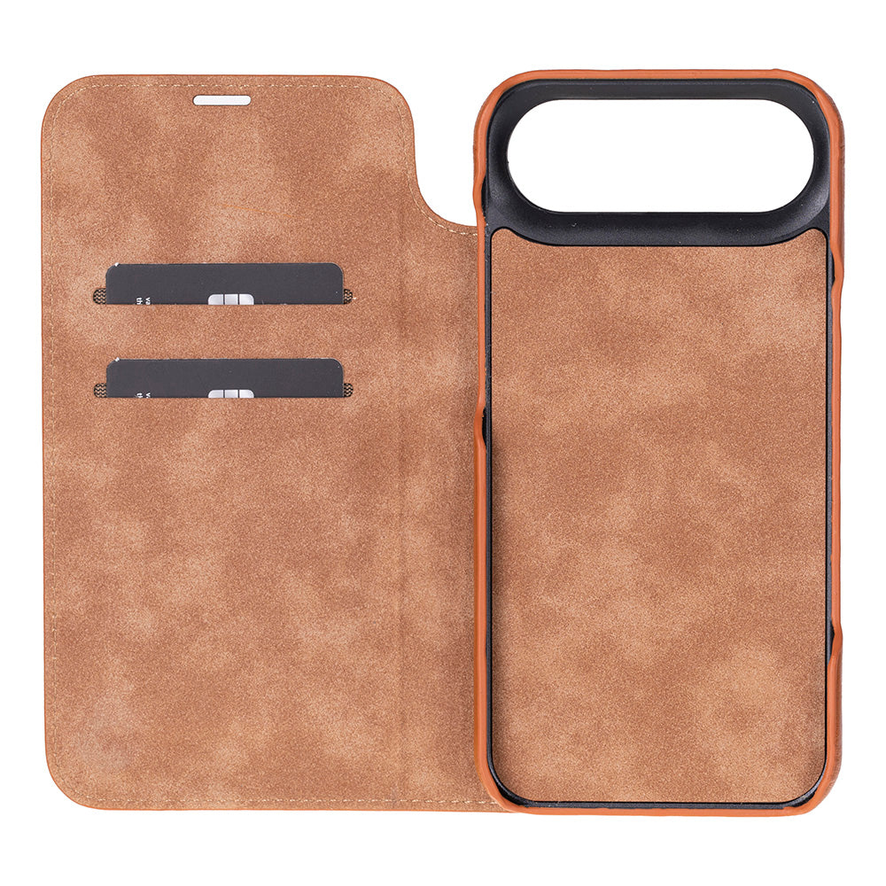 Leather iPhone 17 Air Folio Case