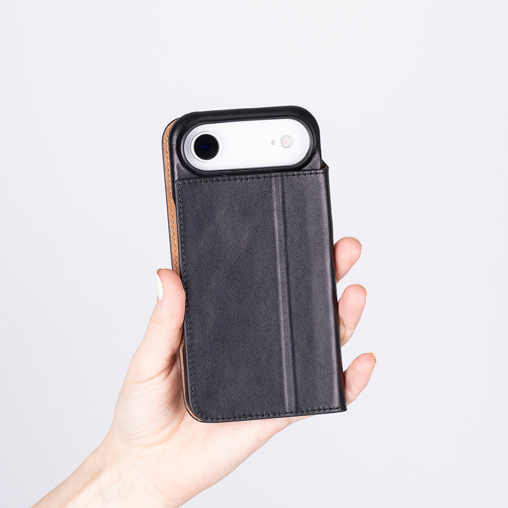 Leather iPhone 17 Air Folio Case