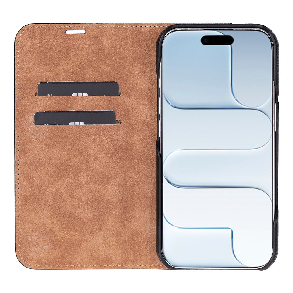 Leather iPhone 17 Air Folio Case