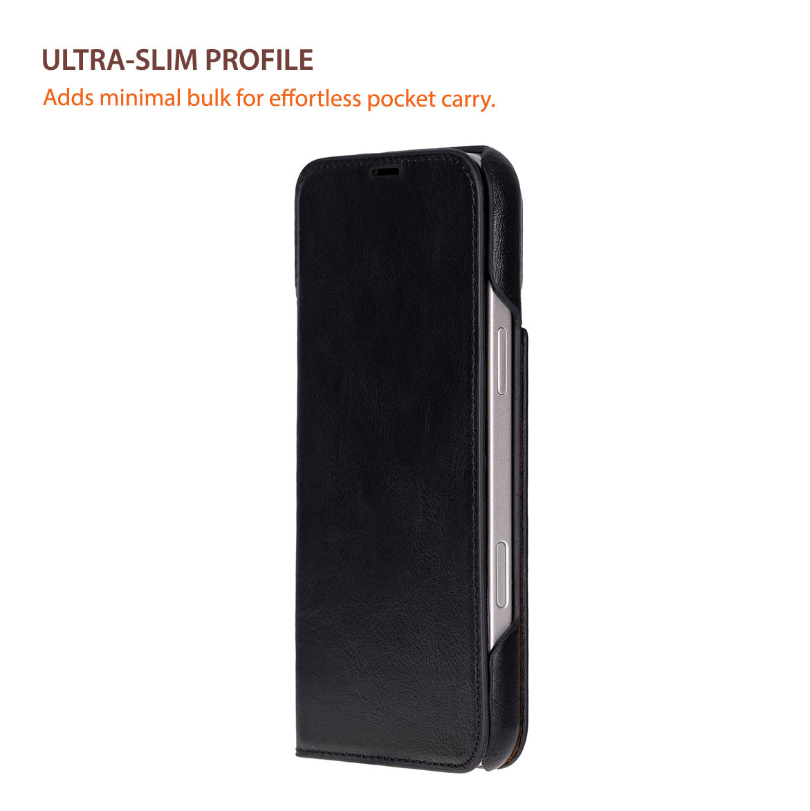 Leather iPhone 17 Air Folio Case