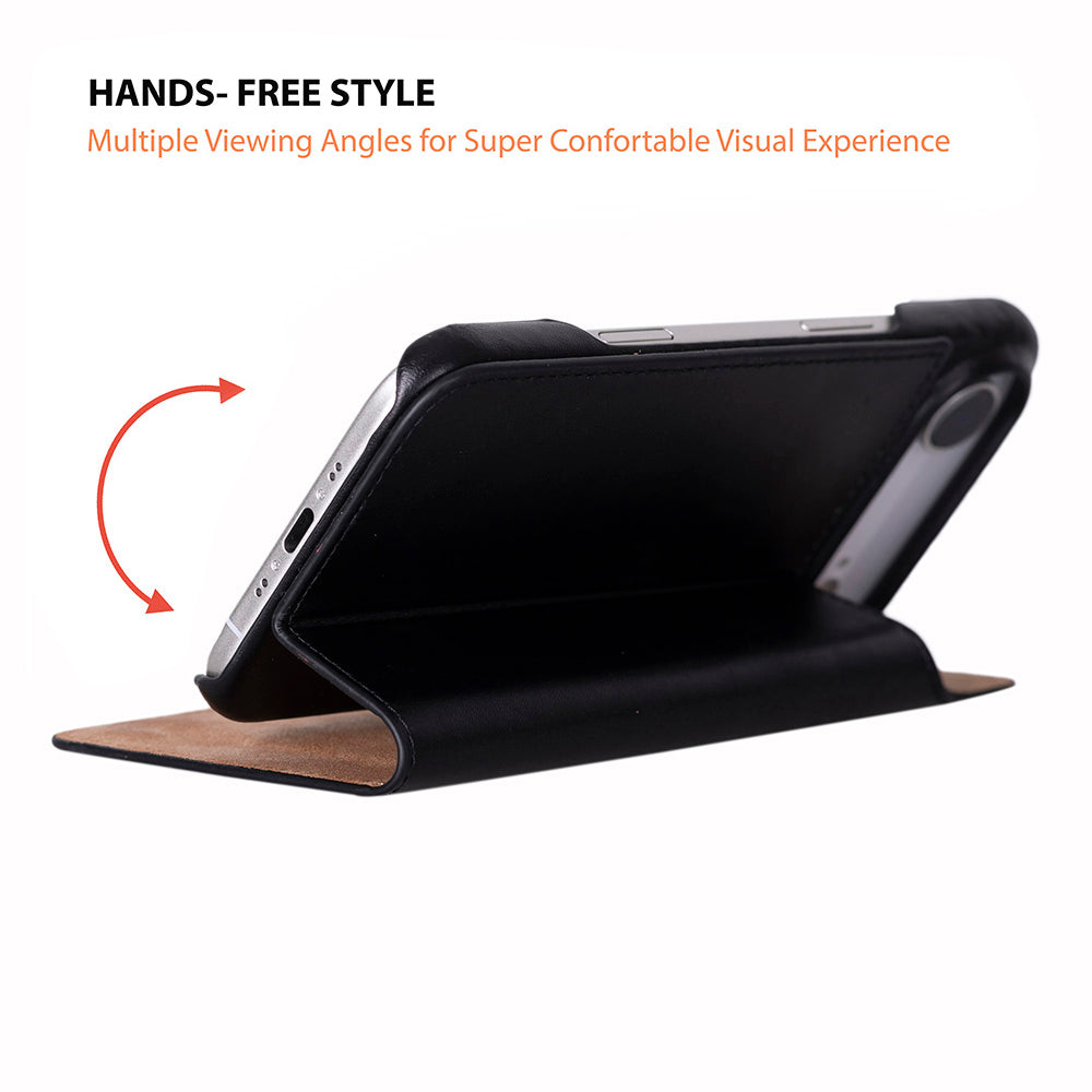 Leather iPhone 17 Air Folio Case