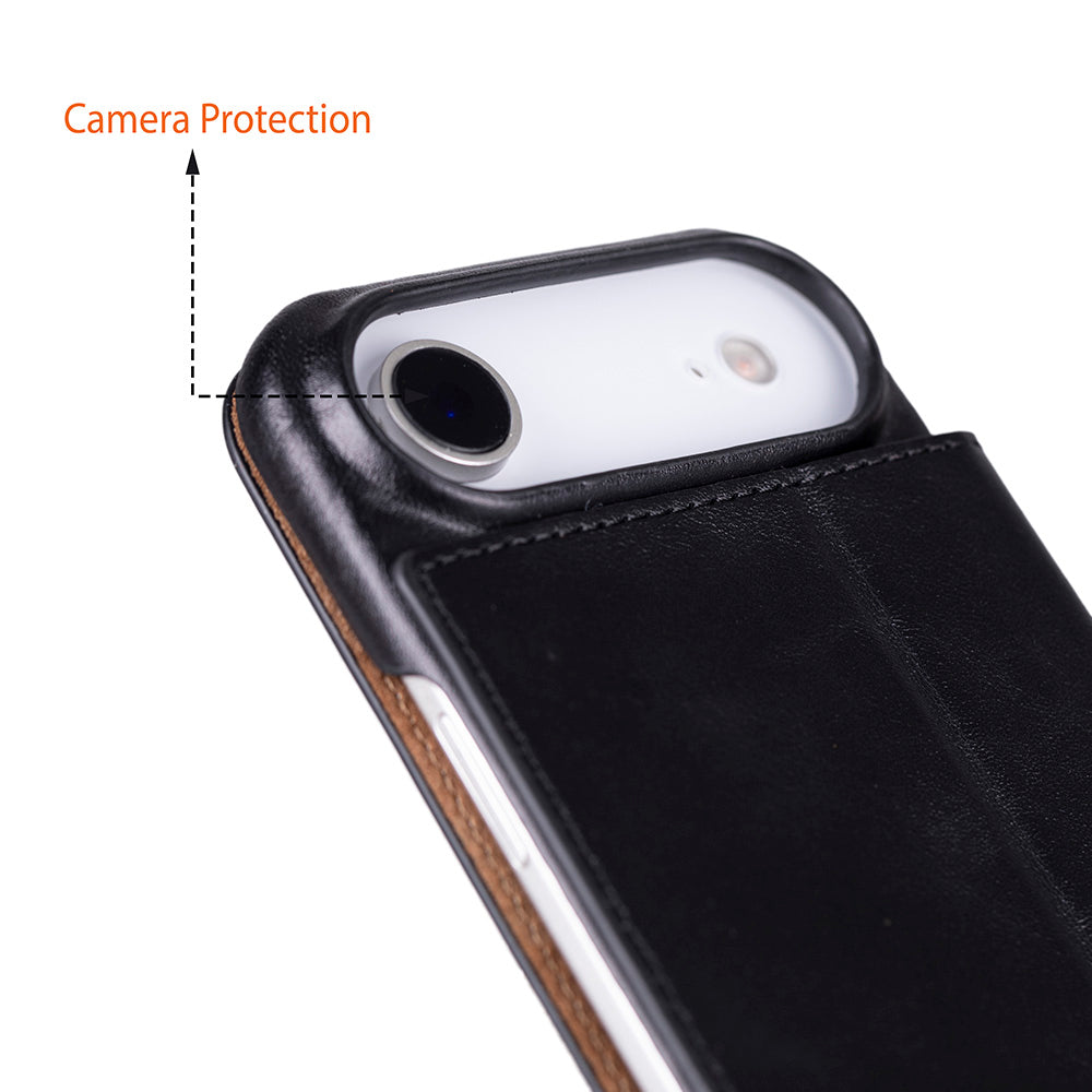 Leather iPhone 17 Air Folio Case