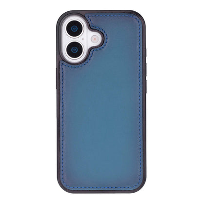 Leather iPhone 17-Detachable Wallet Case
