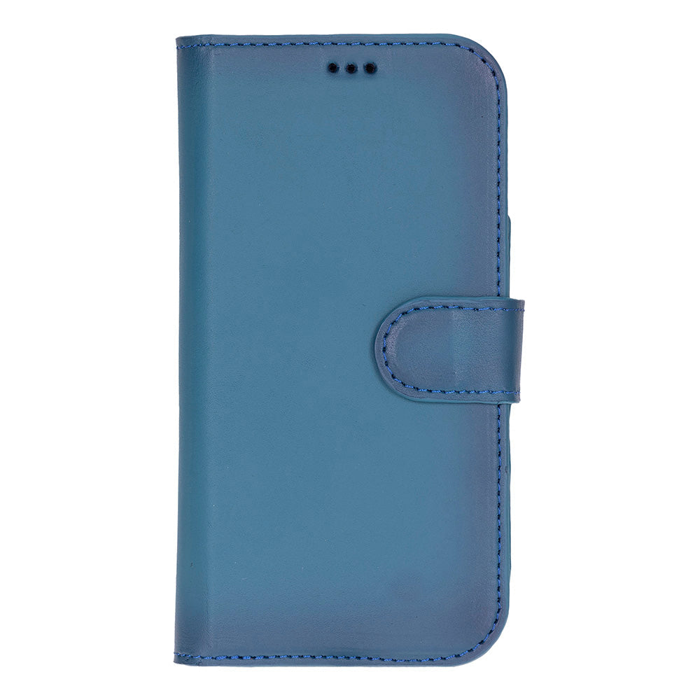 Leather iPhone 17-Detachable Wallet Case
