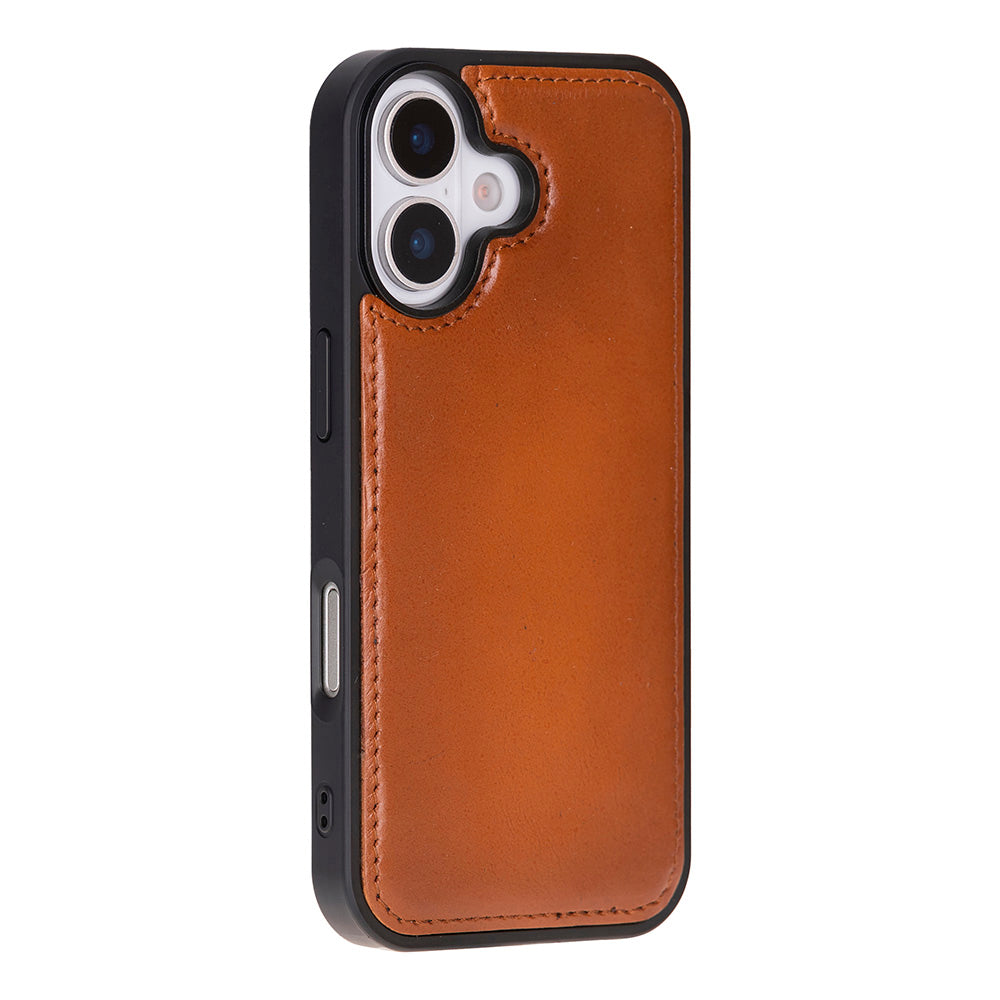 Leather iPhone 17-Detachable Wallet Case