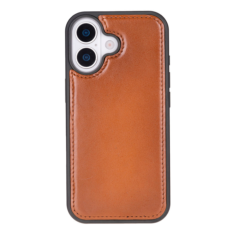 Leather iPhone 17-Detachable Wallet Case