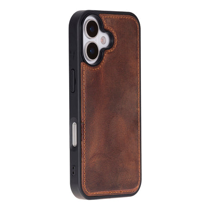 Leather iPhone 17-Detachable Wallet Case