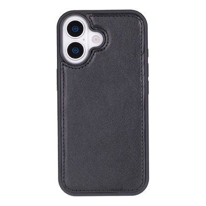 Leather iPhone 17-Detachable Wallet Case