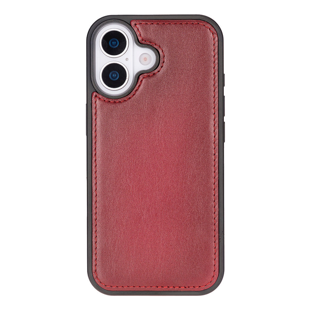 Leather iPhone 17-Detachable Wallet Case