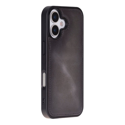Leather iPhone 17-Detachable Wallet Case