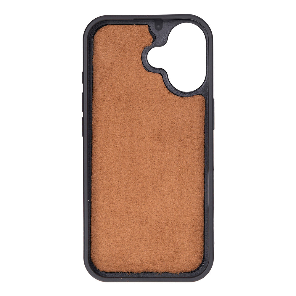 Leather iPhone 17-Detachable Wallet Case