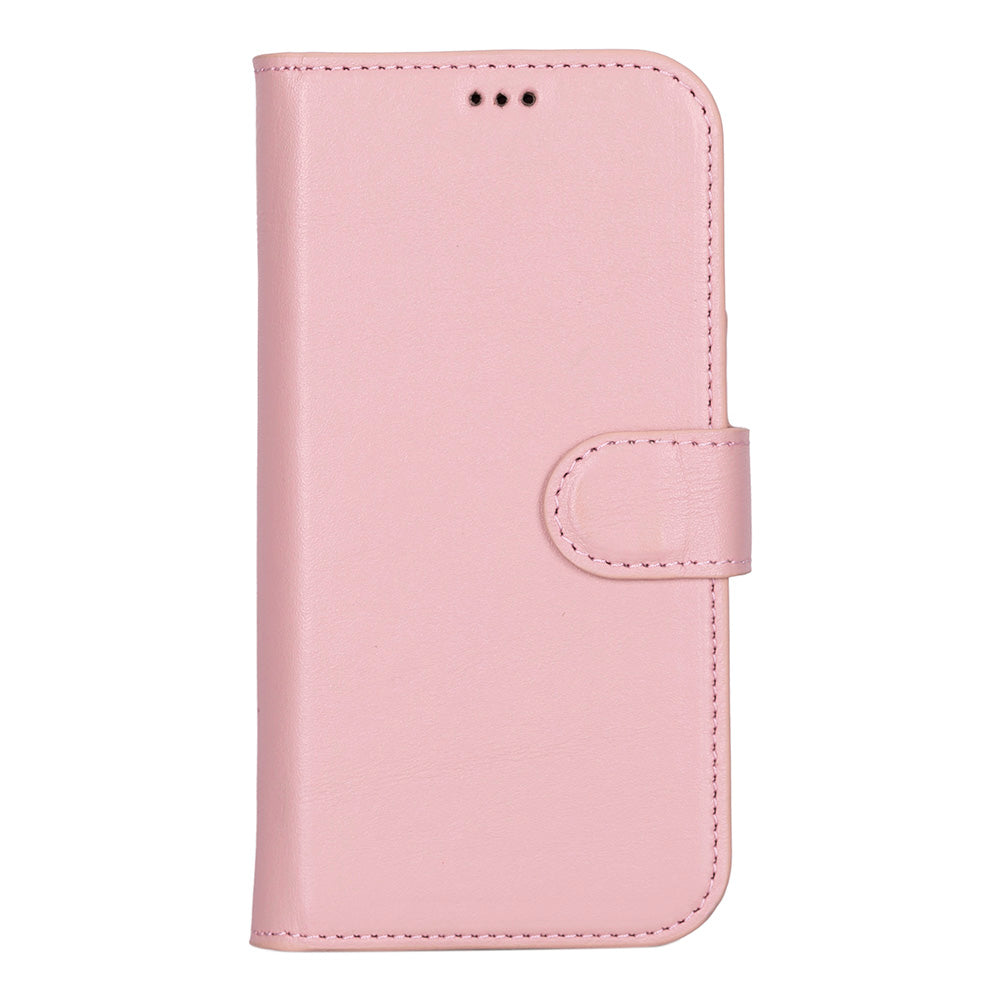 Leather iPhone 17-Detachable Wallet Case